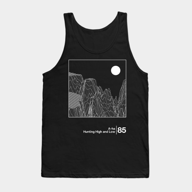 Hunting High & Low / Minimal Style Graphic Artwork Design Tank Top by saudade